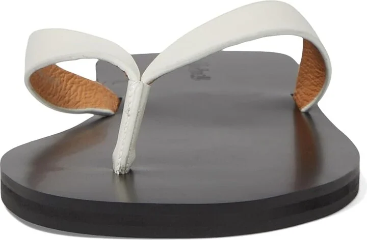 Madewell Greene Thong Slide Women's Sandals White Pebble : 10 M, Leather/Rubber - Image 2