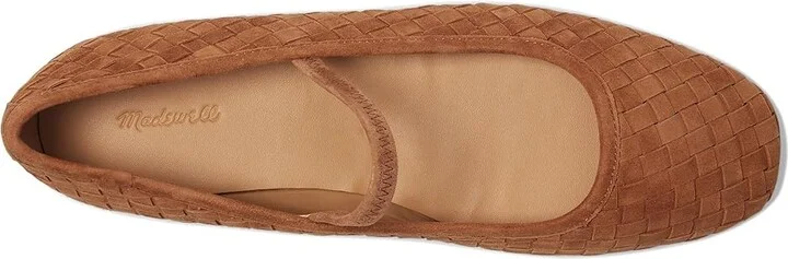 Madewell Greta Elastic Mary Jane High Women's Heels Warm Hickory : 6.5 M, Leather/Suede - Image 2