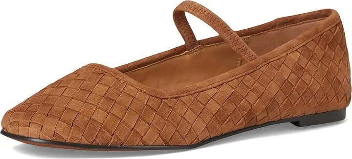 Madewell Greta Elastic Mary Jane High Women's Heels Warm Hickory : 6.5 M, Leather/Suede - Image 5