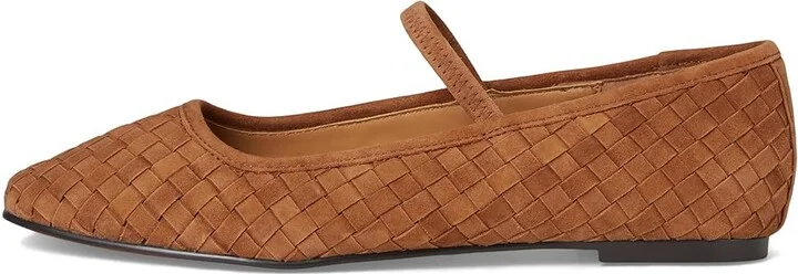 Madewell Greta Elastic Mary Jane High Women's Heels Warm Hickory : 6.5 M, Leather/Suede - Image 6