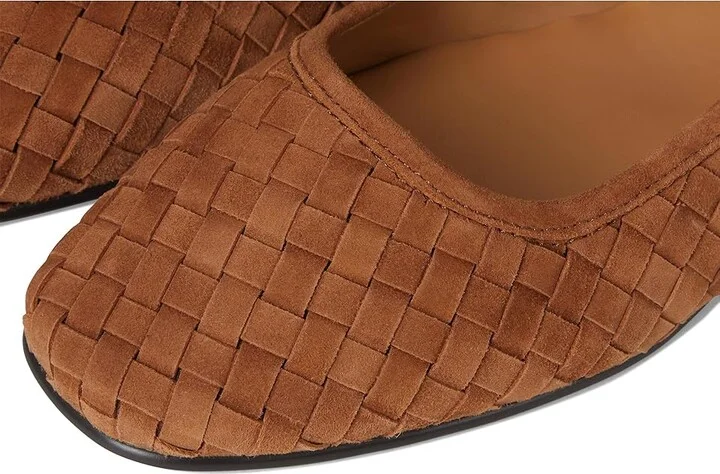 Madewell Greta Elastic Mary Jane High Women's Heels Warm Hickory : 6.5 M, Leather/Suede - Image 7