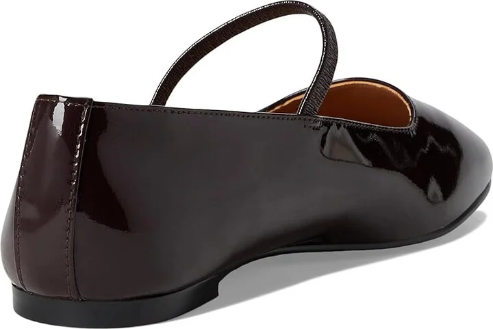 Madewell Greta Patent Mary Jane Flats Women's Flat Shoes Dark Plum : 7 M, Leather - Image 4