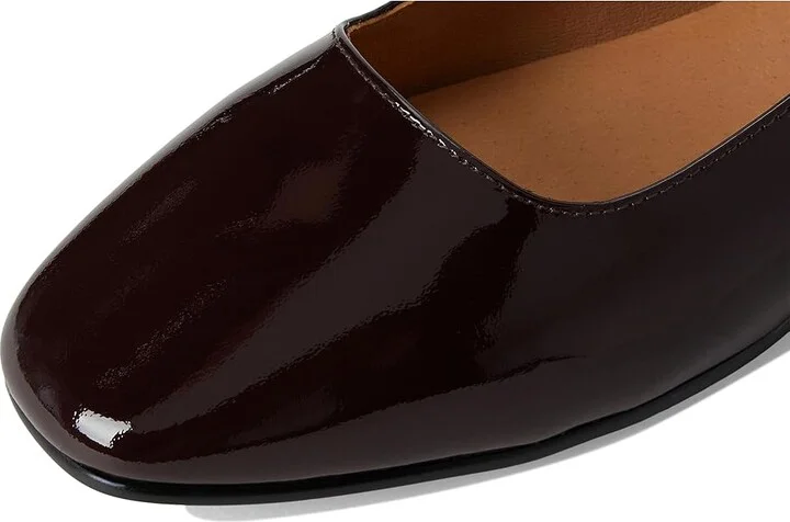 Madewell Greta Patent Mary Jane Flats Women's Flat Shoes Dark Plum : 7 M, Leather - Image 7
