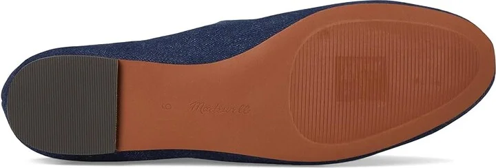 Madewell Hera Grommet Mary Jane Flat Women's Shoes Dark Denim : 10 M, Leather - Image 3
