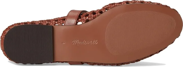 Madewell Hera Grommet Mary Jane Women's Shoes Dusty Redwood : 5 M, Leather - Image 3