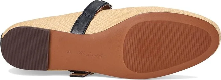 Madewell Hera Mary Jane - Medallion Women's Flat Shoes Natural : 9.5 M, Leather - Image 3