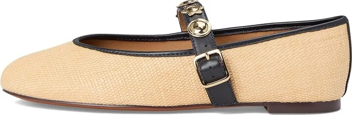 Madewell Hera Mary Jane - Medallion Women's Flat Shoes Natural : 9.5 M, Leather - Image 6