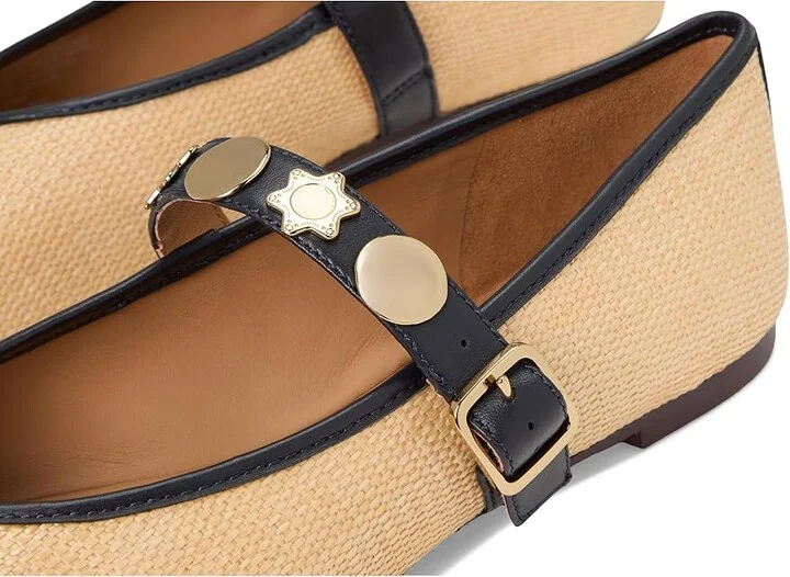 Madewell Hera Mary Jane - Medallion Women's Flat Shoes Natural : 9.5 M, Leather - Image 7