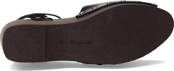 Madewell Holland Clog Women's Wedge Shoes True Black : 8.5 M, Leather - Image 3