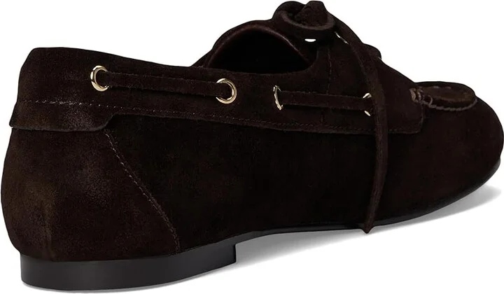 Madewell Julien Boat Shoes Women's Flat Shoes Dark Carob : 7.5 M, Leather - Image 4