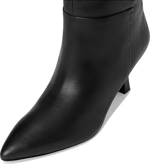 Madewell Justine High Heel Tall Boot Women's Boots True Black : 5.5 M, Leather - Image 8