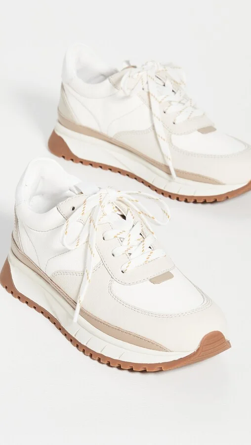 Madewell Kickoff Trainer Sneakers in Neutral Colorblock Leather - Image 4