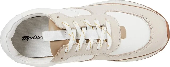 Madewell Kickoff Trainer Sneakers in Neutral Colorblock Leather Women's Shoes Antique Cream Neutral : 10.5 M - Image 2