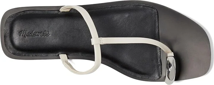 Madewell Lala Thong Sandals - Hardware Women's Dress Sandals Ivory : 9.5 M, Leather - Image 2