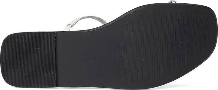 Madewell Lala Thong Sandals - Hardware Women's Dress Sandals Ivory : 9.5 M, Leather - Image 3