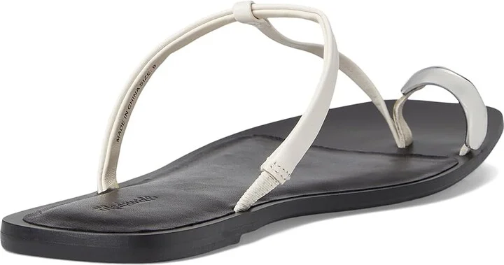 Madewell Lala Thong Sandals - Hardware Women's Dress Sandals Ivory : 9.5 M, Leather - Image 4