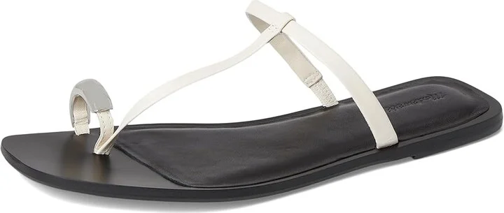 Madewell Lala Thong Sandals - Hardware Women's Dress Sandals Ivory : 9.5 M, Leather - Image 5