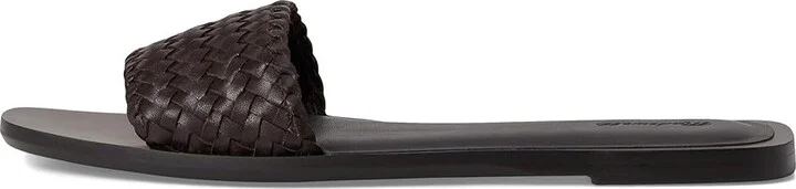 Madewell Lucia Slide Women's Wedge Shoes Dark Carob : 9.5 M, Leather - Image 6