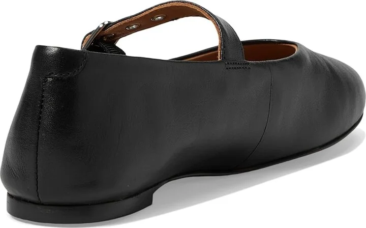Madewell Madewell Hera Grommet Mary Jane Flat Women's Flat Shoes True Black : 9.5 M, Leather - Image 4