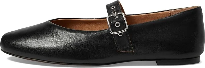 Madewell Madewell Hera Grommet Mary Jane Flat Women's Flat Shoes True Black : 9.5 M, Leather - Image 5