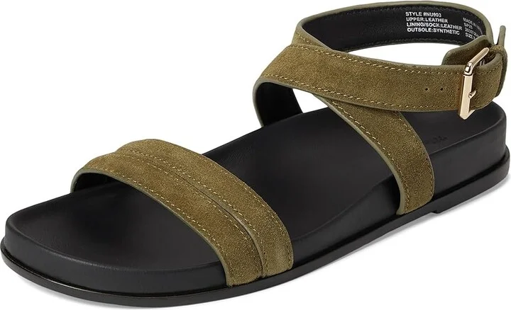 Madewell Molly Chunky Ankle Strap Women's Wedge Shoes Aged Olive : 10.5 M, Leather - Image 5