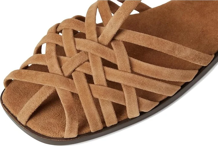 Madewell Portia Cage Sandal Women's Wedge Shoes Cumin : 12 M, Suede/Synthetic - Image 2