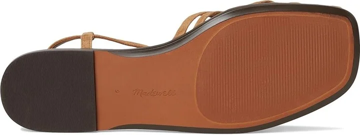 Madewell Portia Cage Sandal Women's Wedge Shoes Cumin : 12 M, Suede/Synthetic - Image 3