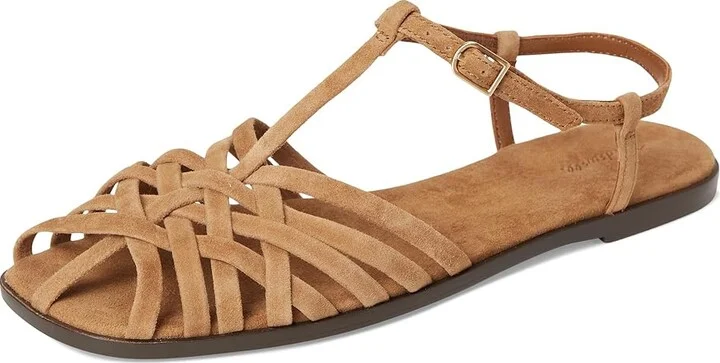 Madewell Portia Cage Sandal Women's Wedge Shoes Cumin : 12 M, Suede/Synthetic - Image 5