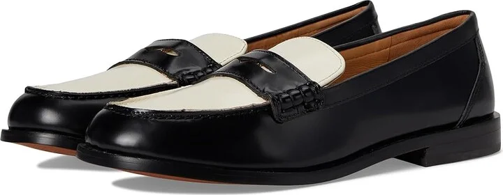 Madewell Porto Loafer Flats Women's Flat Shoes True Black : 9 M, Leather