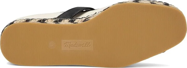 Madewell Remy Mary Jane - Canvas Espadrille Women's Flat Shoes Natural : 5.5 M, Leather/Textile - Image 3