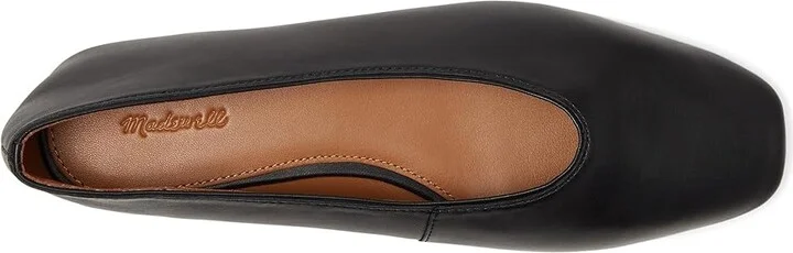 Madewell Sage Ballet Flat Women's Shoes True Black : 9 M, Leather - Image 2