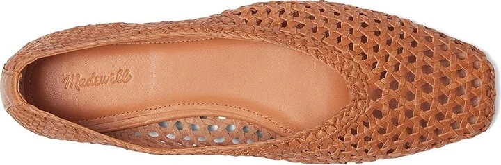 Madewell Sage Ballet Flat - Woven Women's Flat Shoes Baked Clay : 7 M, Leather - Image 2