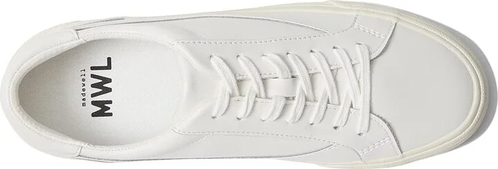 Madewell Sidewalk Low-Top Sneakers Women's Shoes Pale Parchment : 10 M, Leather - Image 2