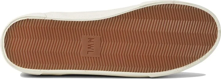 Madewell Sidewalk Low-Top Sneakers Women's Shoes Pale Parchment : 10 M, Leather - Image 3