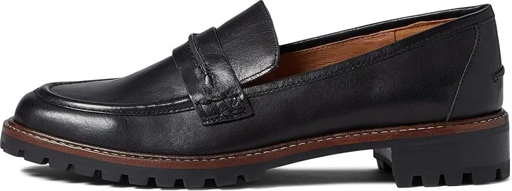 Madewell The Corinne Lugsole Loafer Women's Shoes True Black 1 : 10 M, Leather - Image 5