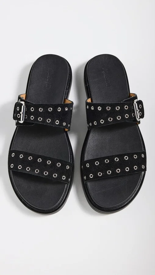 Madewell The Dee Double Strap Slide Sandal - Image 5