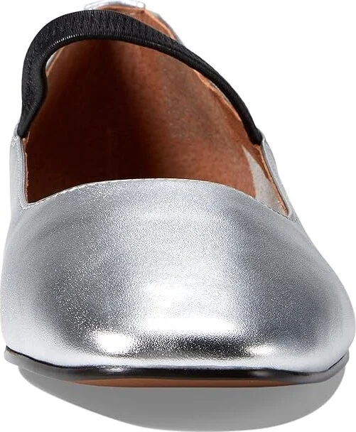 Madewell The Greta Ballet Flat in Metallic Leather Women's Shoes Silver : 10 M - Image 2