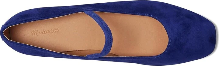 Madewell The Greta Ballet Flat In Suede Women's Shoes Deep Royal : 7.5 M - Image 2