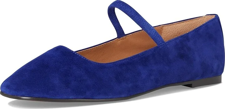 Madewell The Greta Ballet Flat In Suede Women's Shoes Deep Royal : 7.5 M - Image 5
