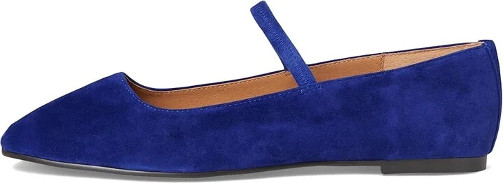 Madewell The Greta Ballet Flat In Suede Women's Shoes Deep Royal : 7.5 M - Image 6