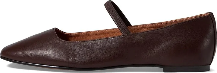 Madewell The Greta Ballet Flat Women's Shoes Chocolate Raisin : 10 M, Leather - Image 5