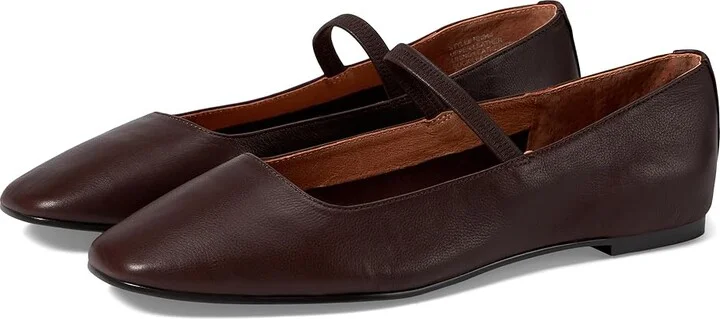 Madewell The Greta Ballet Flat Women's Shoes Chocolate Raisin : 10 M, Leather
