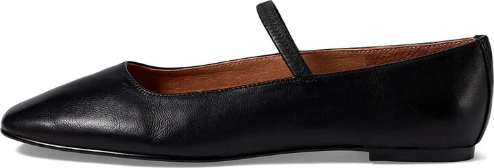 Madewell The Greta Ballet Flat Women's Shoes True Black : 10 M, Leather - Image 5
