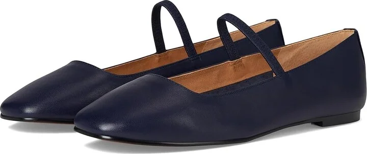 Madewell The Greta Ballet Flat Women's Shoes True Midnight : 7 M, Leather
