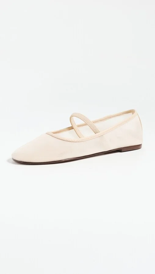 Madewell The Greta Round Toe Ballet Flat In Mesh - Image 2