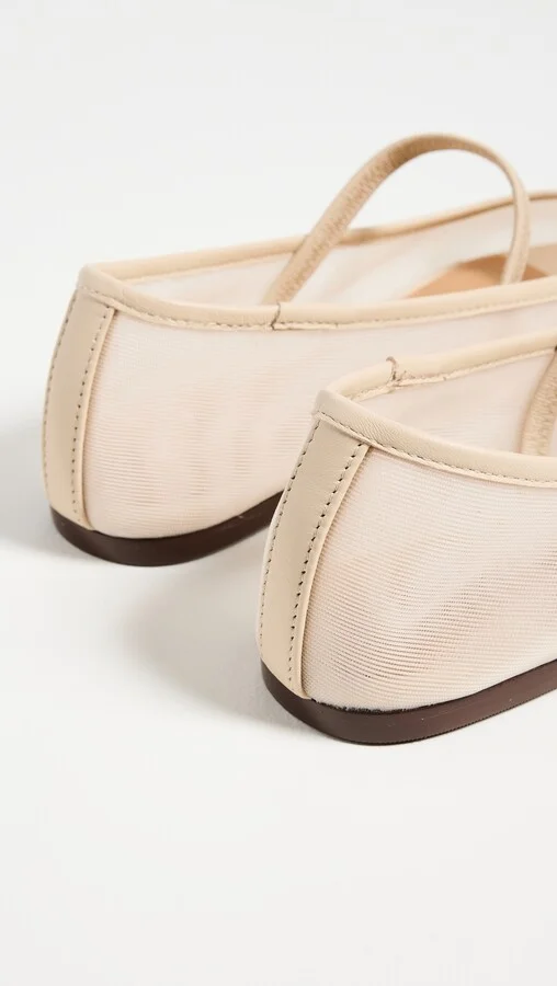 Madewell The Greta Round Toe Ballet Flat In Mesh - Image 5