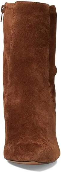 Madewell The Justine Ankle Boot in Suede Women's Boots Dark Coffee : 11 N, Leather/Rubber - Image 2