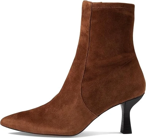 Madewell The Justine Ankle Boot in Suede Women's Boots Dark Coffee : 11 N, Leather/Rubber - Image 5