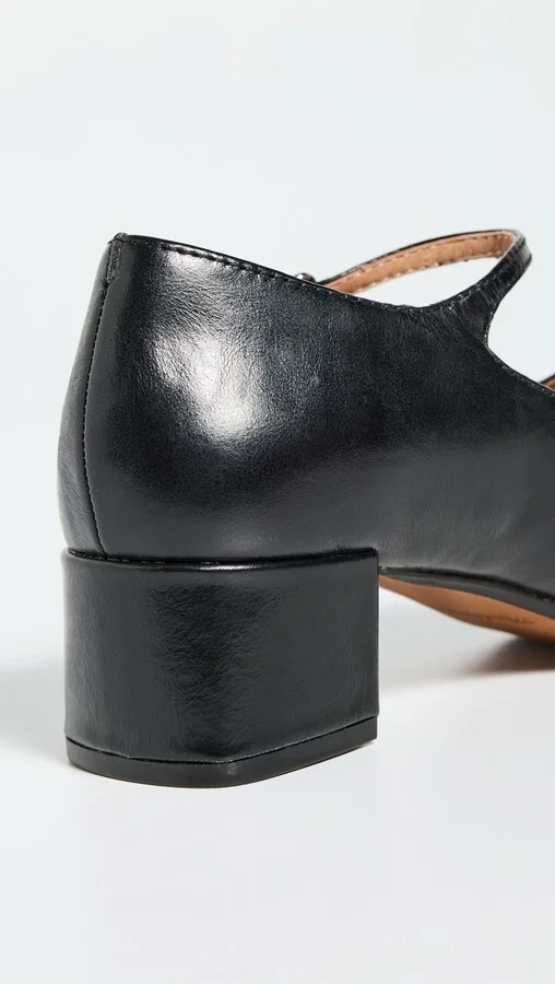 Madewell The Nettie Heeled Mary Jane  in Leather - Image 5
