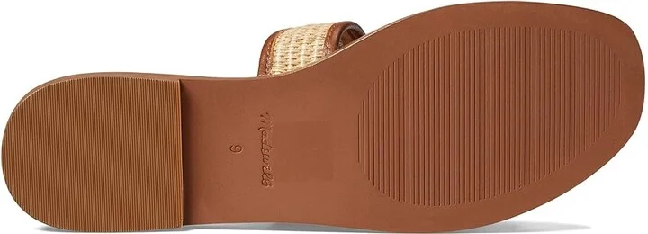 Madewell The Teagan Slide Sandal in Straw Women's Shoes Desert Dune : 5 M - Image 3